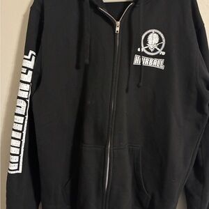 Hairball fans  and concert goers!  Official HAIRBALL zip hoodie! Unisex size XL